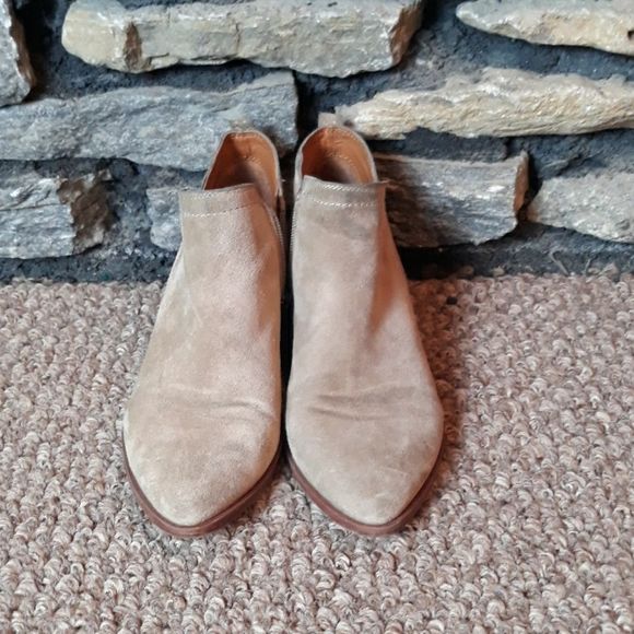 Franco Sarto leather ankle booties sz 6 - Picture 2 of 7